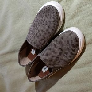 Suede Slip On Sneakers